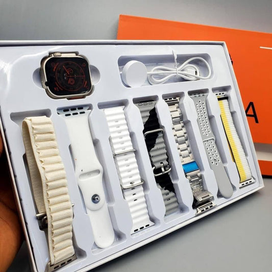 7-in-1 Premium Smartwatch & Strap Bundle