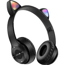 P47M LED Cat Ear Wireless Headphones - Multiple Colors, Gift for Kids/Girls/Gaming