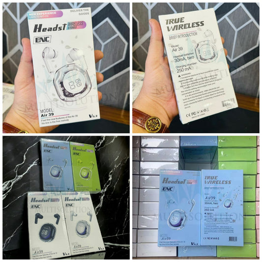 Air 39 (Ultrapods Pro) TWS Wireless Earbuds with LED Display (V5.3)