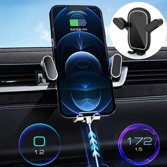 Universal Car Phone Holder Mount - 360° Rotation for Dashboard & Windshield