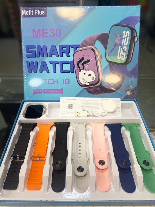 Mefit Plus ME30 Series 10 Smart Watch 7-in-1 Gift Box Set (7 Straps)