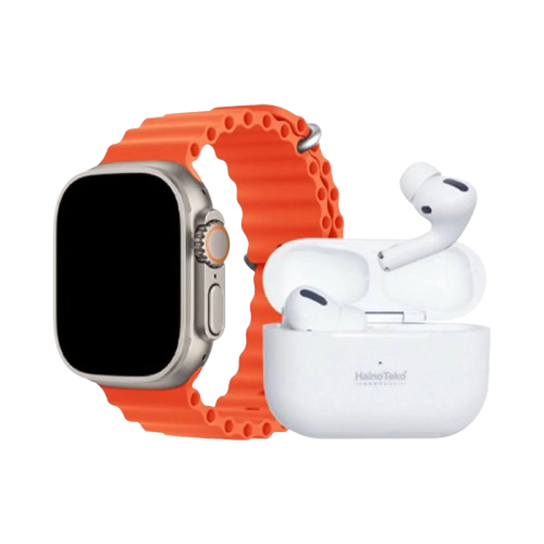 i20 Ultra Max Suit - 10 in 1 Smartwatch & Earbuds Combo Pack