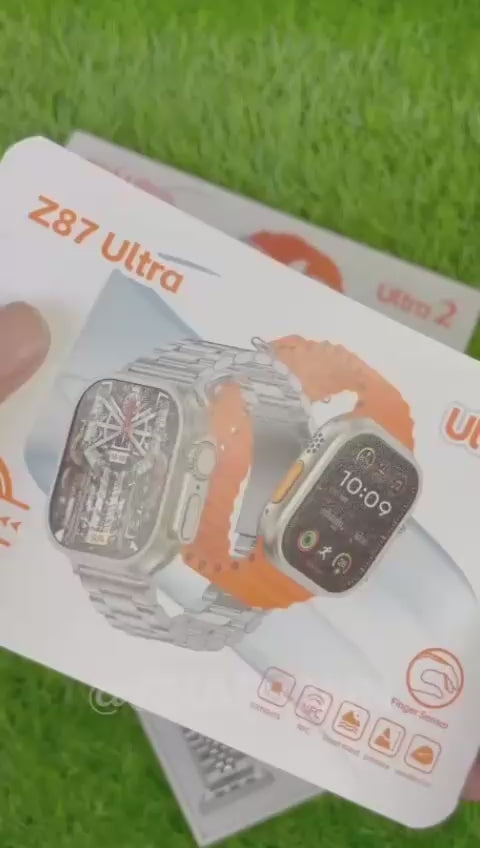 Z87 Ultra 2 Smartwatch Set (3+1 Bands) - with Finger Sensor & NFC